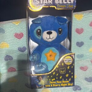 Star Belly Dream Lites Blue Plush Bear